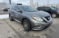 Salvage cars for sale from Copart Rocky View County, AB: 2015 Nissan Murano S