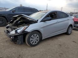 Salvage cars for sale from Copart Chicago Heights, IL: 2017 Hyundai Accent SE