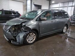 Salvage cars for sale from Copart Ham Lake, MN: 2011 Toyota Sienna XLE