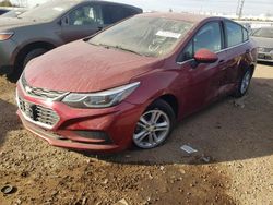 Salvage cars for sale at Elgin, IL auction: 2017 Chevrolet Cruze LT