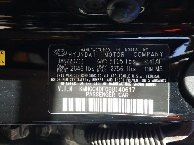 2011 Hyundai Genesis 4.6L