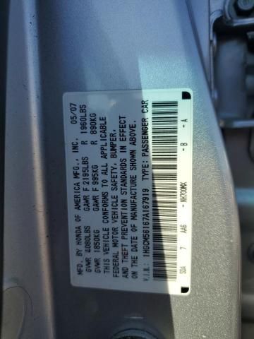 2007 Honda Accord Value