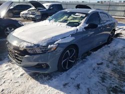 Honda salvage cars for sale: 2021 Honda Accord Sport SE