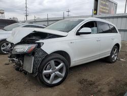 Salvage cars for sale at Chicago Heights, IL auction: 2014 Audi Q7 Prestige
