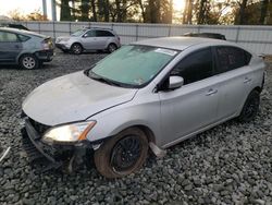 Nissan Sentra S Vehiculos salvage en venta: 2015 Nissan Sentra S