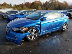 Salvage cars for sale from Copart Assonet, MA: 2017 Hyundai Elantra SE