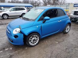 Salvage cars for sale at Wichita, KS auction: 2015 Fiat 500 POP