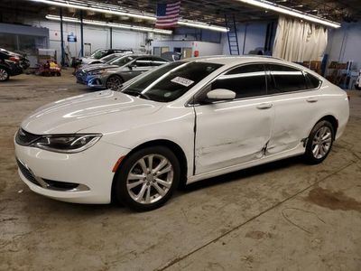 Salvage cars for sale from Copart Wheeling, IL: 2015 Chrysler 200 Limited