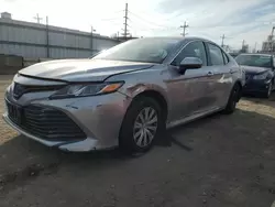 Salvage cars for sale at Chicago Heights, IL auction: 2019 Toyota Camry LE