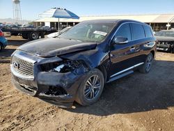 Salvage cars for sale at Phoenix, AZ auction: 2017 Infiniti QX60