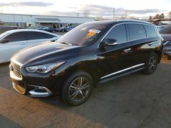 Salvage cars for sale from Copart New Britain, CT: 2017 Infiniti QX60