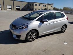 Salvage cars for sale from Copart Wilmer, TX: 2015 Honda FIT EX