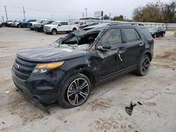 Salvage cars for sale from Copart Oklahoma City, OK: 2013 Ford Explorer Sport