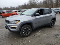 Salvage cars for sale at Ellwood City, PA auction: 2017 Jeep Compass Trailhawk