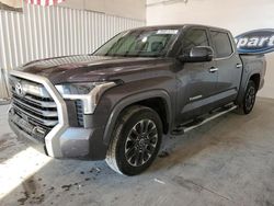 Salvage cars for sale at Tulsa, OK auction: 2022 Toyota Tundra Crewmax Limited