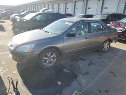 Honda salvage cars for sale: 2007 Honda Accord EX