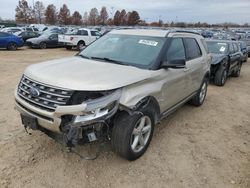 Salvage cars for sale from Copart Bridgeton, MO: 2017 Ford Explorer XLT
