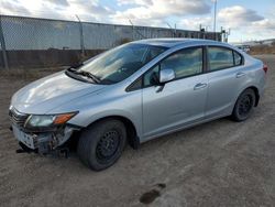 Honda salvage cars for sale: 2012 Honda Civic EX