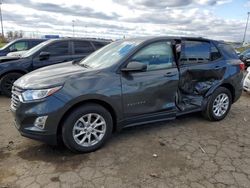 Salvage cars for sale from Copart Woodhaven, MI: 2019 Chevrolet Equinox LS