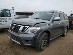 Nissan Armada SV Vehiculos salvage en venta: 2017 Nissan Armada SV