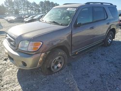 Salvage cars for sale at Loganville, GA auction: 2001 Toyota Sequoia SR5