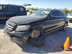 Salvage cars for sale at Houston, TX auction: 2015 Mercedes-Benz C300