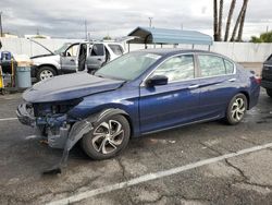 Honda salvage cars for sale: 2017 Honda Accord LX