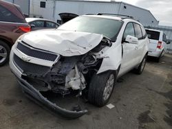 Salvage cars for sale at Vallejo, CA auction: 2012 Chevrolet Traverse LT