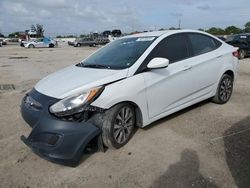 Vehiculos salvage en venta de Copart Homestead, FL: 2017 Hyundai Accent SE