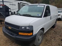 Salvage trucks for sale at Hurricane, WV auction: 2021 Chevrolet Express G2500