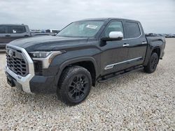 Salvage cars for sale from Copart New Braunfels, TX: 2023 Toyota Tundra Crewmax Platinum