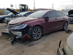 Salvage cars for sale from Copart Chicago Heights, IL: 2016 Chrysler 200 S