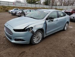 Salvage cars for sale from Copart Davison, MI: 2014 Ford Fusion SE Hybrid