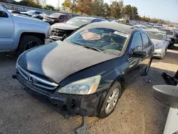 Honda Accord salvage cars for sale: 2006 Honda Accord EX