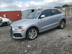 Salvage cars for sale at Homestead, FL auction: 2018 Audi Q3 Premium
