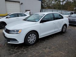 Salvage cars for sale at Austell, GA auction: 2015 Volkswagen Jetta Base