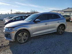 Salvage cars for sale at Albany, NY auction: 2018 Audi Q5 Progressiv S-Line