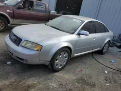 Salvage cars for sale from Copart Jacksonville, FL: 2001 Audi A6 4.2 Quattro