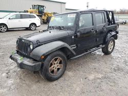 Salvage cars for sale from Copart Leroy, NY: 2013 Jeep Wrangler Unlimited Sport