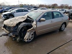 Honda Accord EX salvage cars for sale: 2005 Honda Accord EX