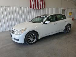 Salvage cars for sale from Copart Lumberton, NC: 2008 Infiniti G35