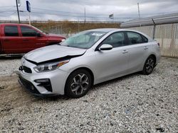 Salvage cars for sale from Copart Northfield, OH: 2021 KIA Forte FE