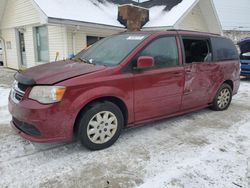Salvage cars for sale from Copart Northfield, OH: 2014 Dodge Grand Caravan SXT