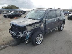 Salvage cars for sale at Apopka, FL auction: 2022 Jeep Renegade Latitude