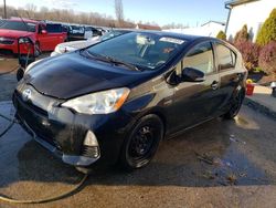 Salvage cars for sale at Louisville, KY auction: 2012 Toyota Prius C