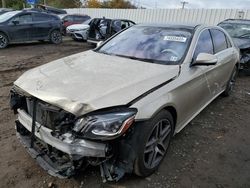 Salvage cars for sale at Hillsborough, NJ auction: 2019 Mercedes-Benz S 560 4matic