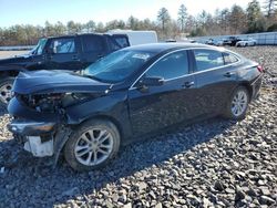 Salvage cars for sale at Windham, ME auction: 2018 Chevrolet Malibu LT