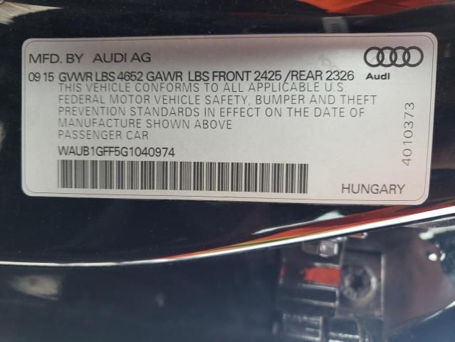 2016 Audi S3 Premium Plus