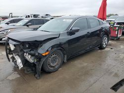 Salvage cars for sale from Copart Grand Prairie, TX: 2016 Honda Civic LX