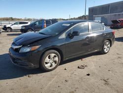 Salvage cars for sale at Fredericksburg, VA auction: 2012 Honda Civic EX